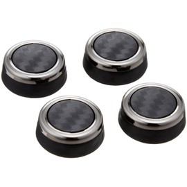 CARMATE LS405 LUXIS Carbon Look & Plating Car Number Bolt Cap