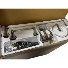 Seasons Anchor Point 2 handle bath Kit Quick install pop up Chrome 1.2GPM