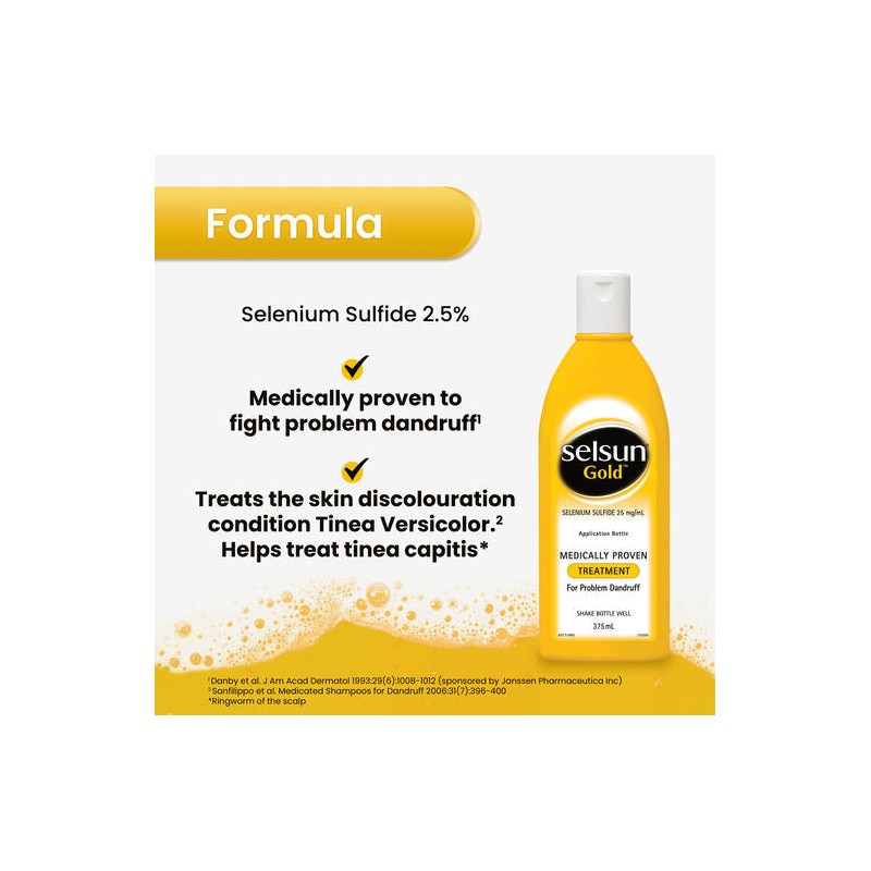 Selsun Gold Anti Dandruff Treatment 375ml