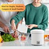 Rice Cooker Small 1-1.5 Cups Uncooked(3 Cups Cooked), Mini Rice