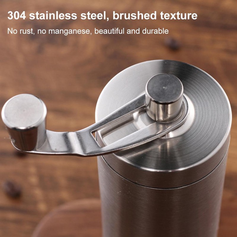 Portable Hand Manual Coffee Grinder Coffee Bean Burr Mill Hand