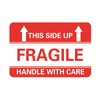 100 2x3 Fragile This Side Up Handle with Care Sticker