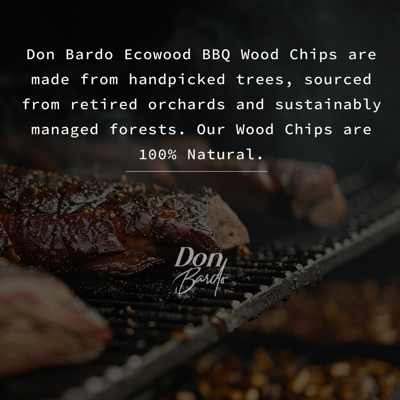 Don Bardo - Wood Smoker Chips - Apple, Cherry, Mesquite,
