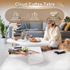 Cloud Coffee Table, Modern Coffee Table for Living Room, Irregular
