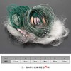 25m 3 Layers Monofilament Fishing Fish Gill Net with Float