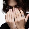 Tetragrammaton Pentagram Ring for Men Women Stainless Steel Sacred Geometry
