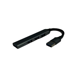 USB Type A 3.0 HUB with 1 USB 3.0 port and 3 USB 2.0 ports, ideal for connecting multiple devices and expanding ports.