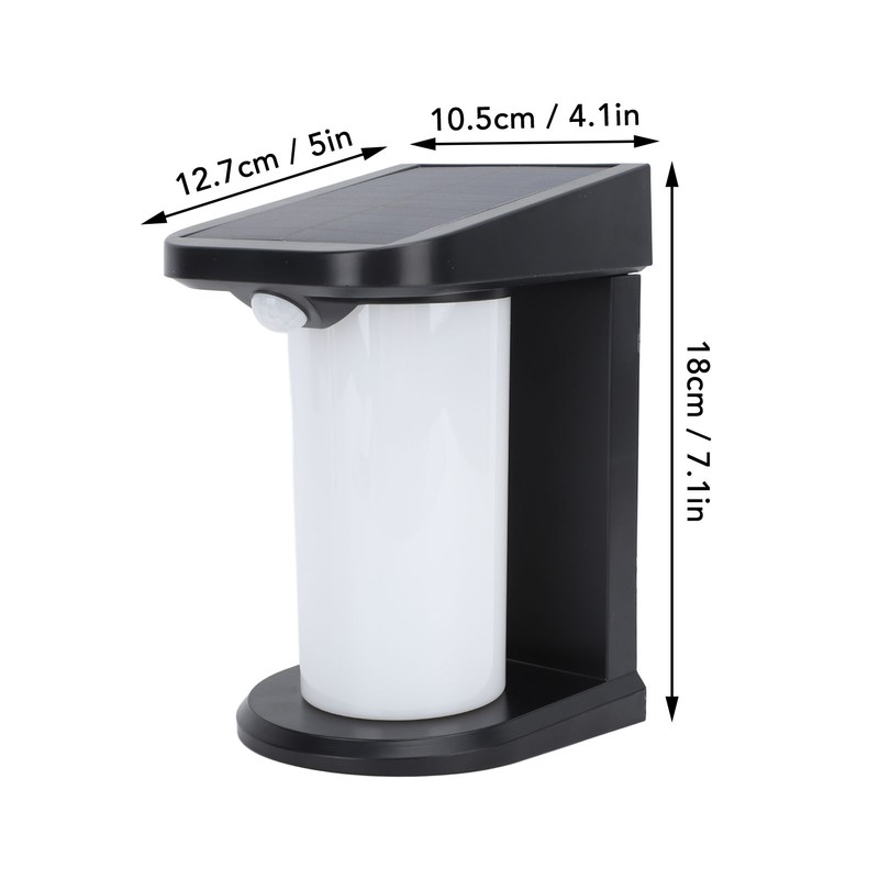 Motion Sensor Outdoor Lights Waterproof 120 Degree Sense Angle Solar