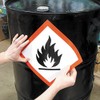 GHS/HazCom 2012: Pictogram Placard, Self Adhesive Vinyl, Environment Pollutant, 10.75"
