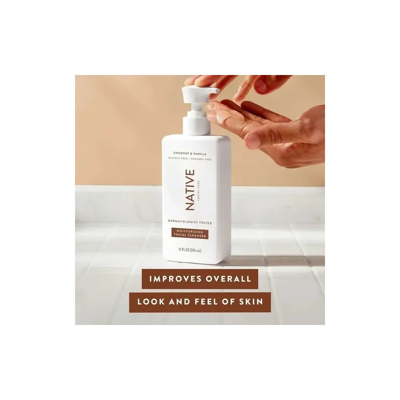 Native Jabón Limpiador Facial Hidratante Unisex Natural Vega Tipo De