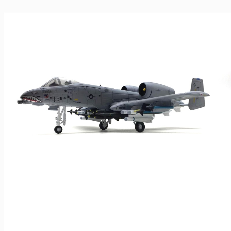 Enatuther 1/100 A-10 Warthog Model Plane A10 Thunderbolt II Jet