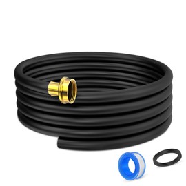 20FT Dehumidifier Drain Hose with 3/4 Inch FHT Connector, featuring Rust-Resistant Brass Fittings for Leak-Proof Connection, Perfectly Compatible with Most Dehumidifier Brands(7 Length Options)
