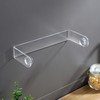 ZUNTO Wall Mounted Paper Towel Holder with Shelf for Garage,
