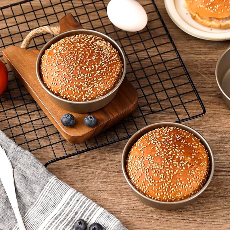 Tiardey 4 Pieces Air Fryer Egg Molds 4 Inch Ramekins