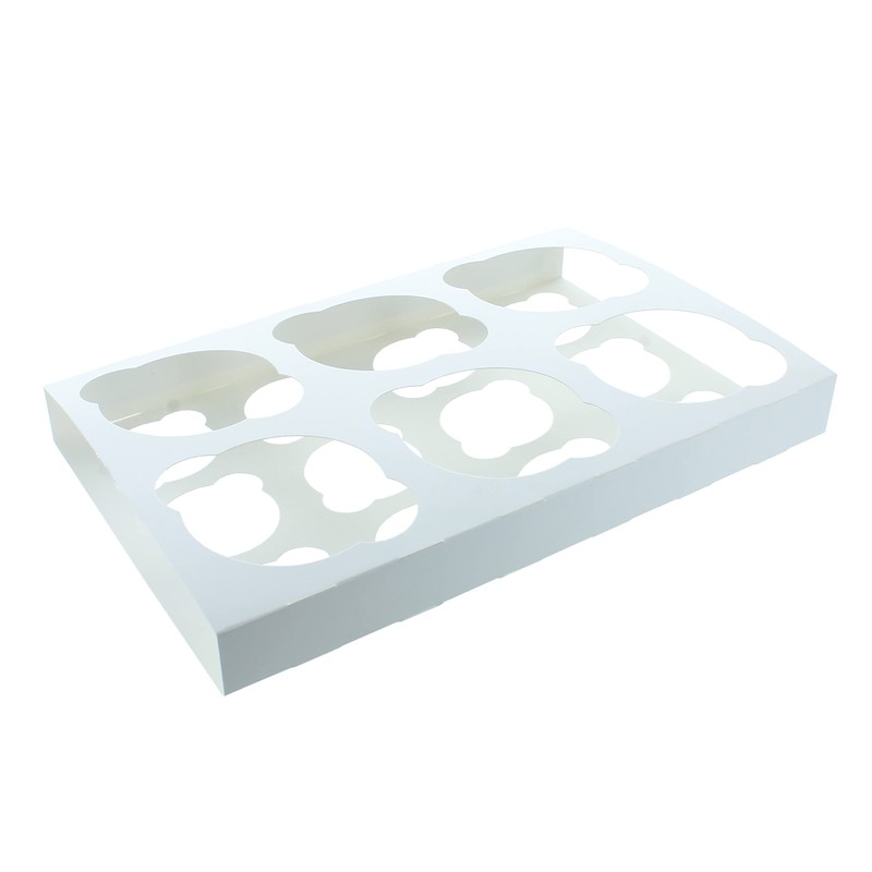 Baked with Love 650211 6/12 Cupcake Box, Includes Dual Insert