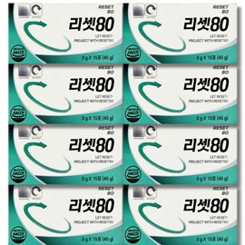 Reset80 3g x 15 packs, 8 boxes / 리셋80 3g x 15포 8박스