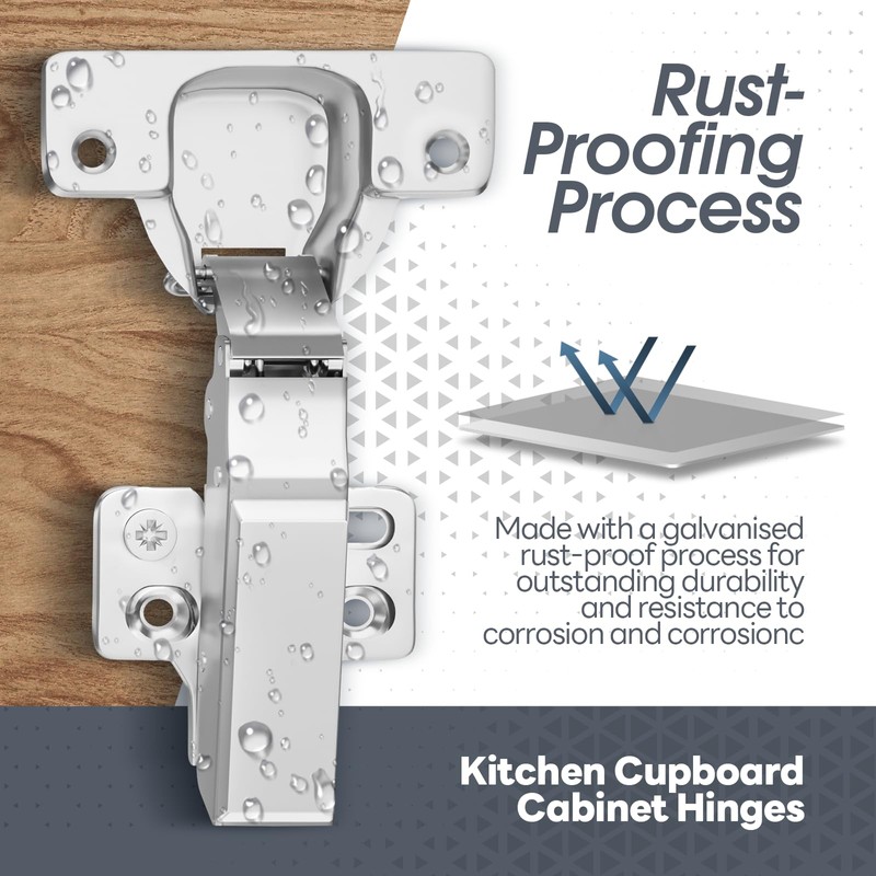 AOLISHENG Soft Close Kitchen Cupboard Cabinet Hinges 35mm Door Hinges,
