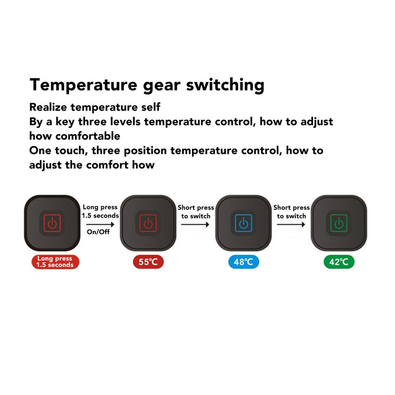 Heating Scarf 3 Levles Temperature Control USB Warm Heated Scarf