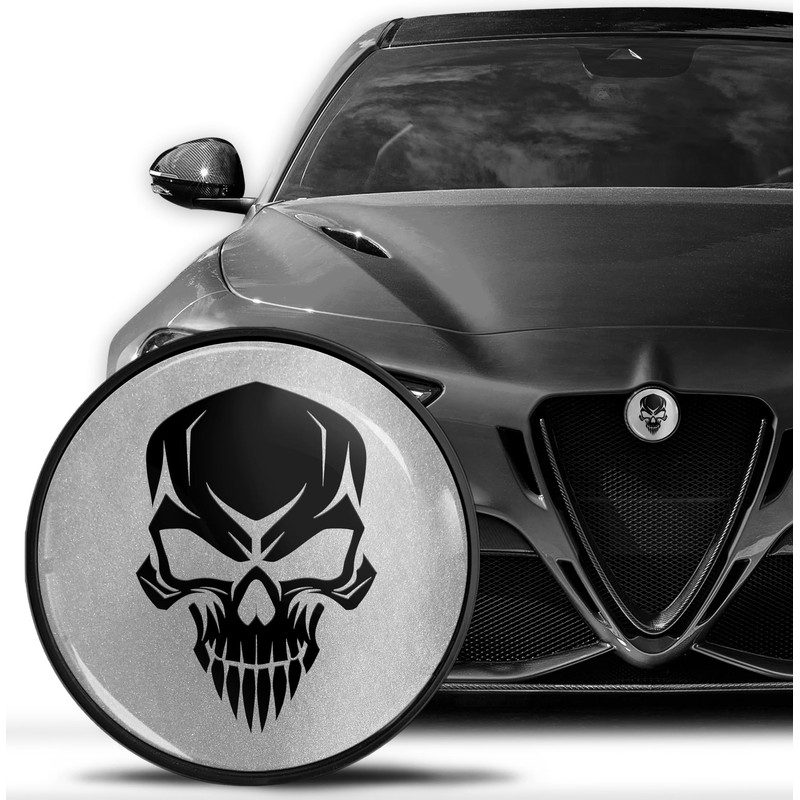 SkinoEu Compatible with Alfa Romeo Emblem Badge Bonnet/Boot 74 mm