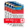 Filtrete 10x20x1, AC Furnace Air Filter, MPR 1000, Micro Allergen