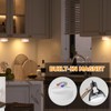 LABOREDUCER Under Cabinet Lighting Wireless Rechargeable 2 Pack with Remote