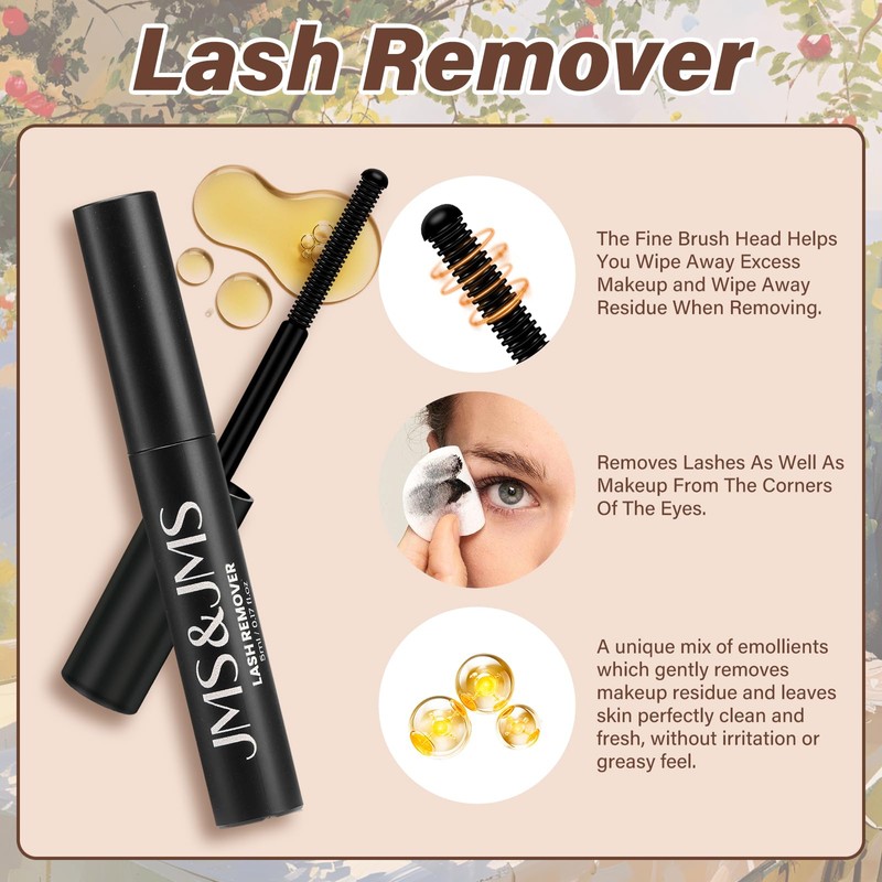 JMS&JMS Venus Lash Clusters Kit Natural Velour Lash Clusters Invisible