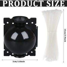 20 Pack Plant Root Growing Box with 80 Pcs Secure Locks Reusable High-Pressure Propagation Root Ball Rooting Ball Grafting Tools for Trees Flowers