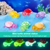 NHPY Pack of 40 Mini Luminous Turtles Resin, 21 mm
