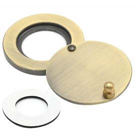 ZUDKSUY Door Viewer Peephole Cover, Safety Door Viewer Peephole Protector Heavy Duty Privacy Rotating Cover for Home Office Hotel Apartment Dormitory Privacy Protection Inner Diameter 16mm