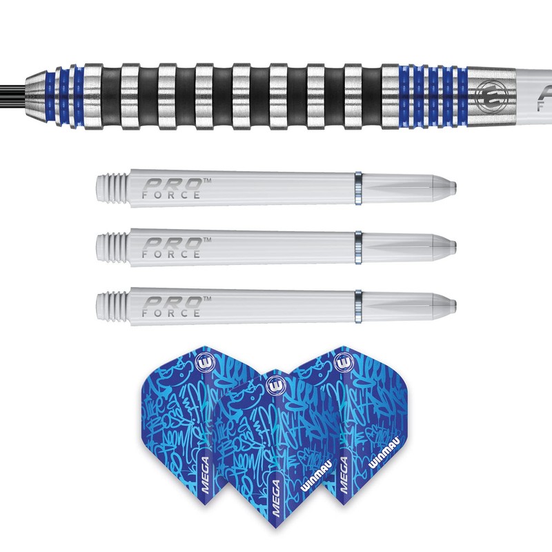 Winmau Advance 500 Series Tungsten Blue 26 Gram Steeltip Darts