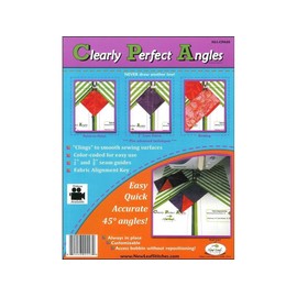 New Leaf Stitches Clearly Perfect Slotted Trimmers Bundled with Clearly Perfect Angle Sewing Template