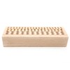 98 Holes Leather Craft Tool Wood Rack Wooden Punch Tool