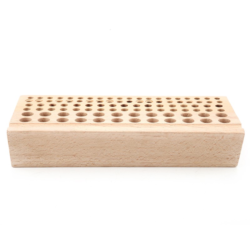 98 Holes Leather Craft Tool Wood Rack Wooden Punch Tool