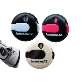 3pcs A99 Golf Score Counter One Touch Reset Score Counter Random Color - Small Enough to Attach to Glove - Great for Clip on Golf Bag, Belt, Push Cart