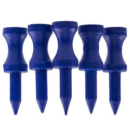 TH Golf x100 Pcs Bamboo Blue Castle Golf Tees 38mm Biodegradable Eco Friendly Sustainable