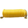 Darnassus Heavy-duty PU Coil Hose, Self-Coiling Garden Hose with Solid