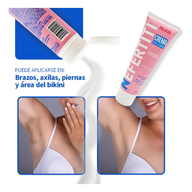 Crema Depilatoria Para Piel Sensible Con Aloevera En Minutos