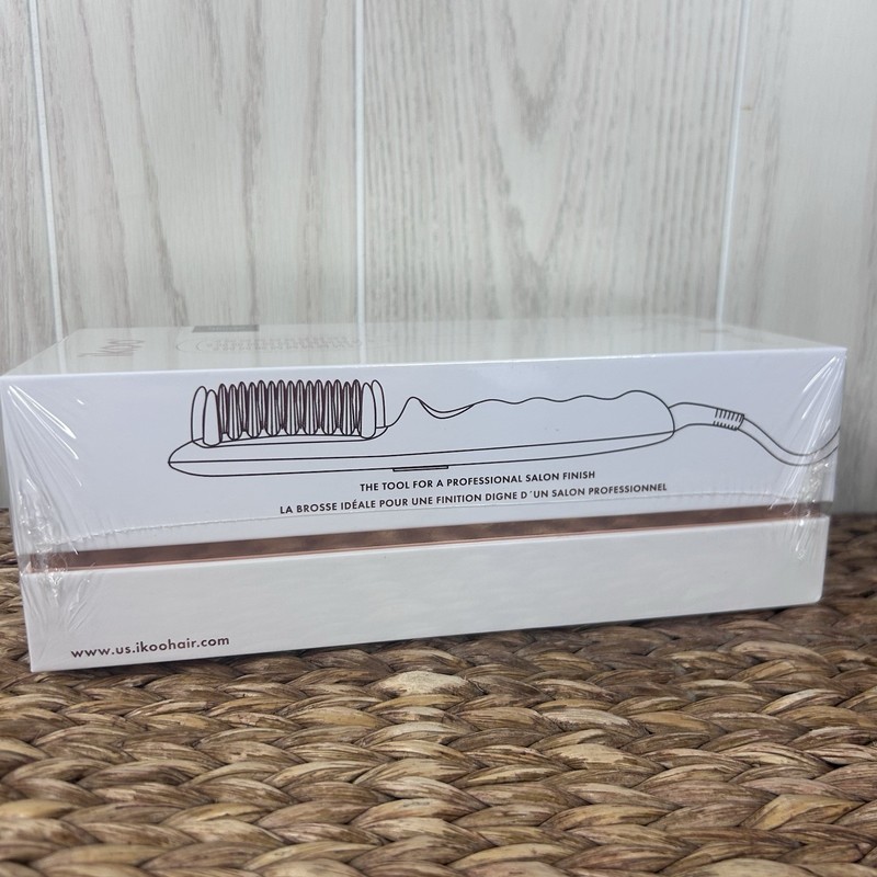 ikoo NEW ikoo E-Styler Jet Hair Straightening Brush in Beluga