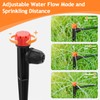 Copadri 50pcs Drip Emitters for 1/4" Irrigation Tubing, Easy Connect
