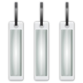 Glow In The Dark Keyring - Bivvy Tag Zipper Pull Kit Marker - 3 Pack