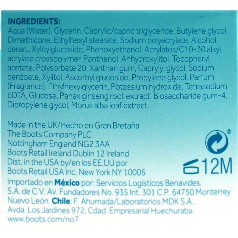 No7 Hydraluminous Water Surge Gel Cream For Drier Skin 50ml