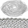Bead Garland 8M Silver Luxury Christmas Tree Decoration Beaded Garland