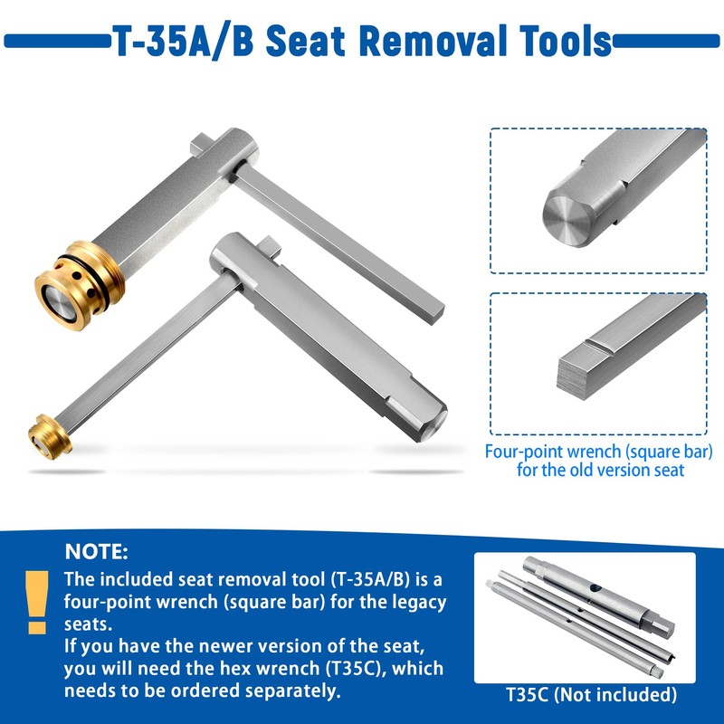 Enhon Valve Rebuild Kit Replacement for REB-VALVE, Compatible with Symmons