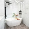 Seenus PEVA 8G Clear Shower Curtain Liner 75 inch Long