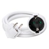 Kopp 143101015 CEE 7/4 Extension Lead White 2 m