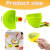 4pcs Dip Clip Bowls for Plate,Plastic Condiment Bowls,Plate Clip-On Hol/der,Spices