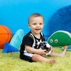 Bright Starts Oball Grippin' Goals Rattle Soccer Ball - Black