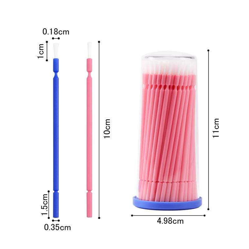 Annhua Disposable Dental Micro Brushes, 400 Pcs Dental Brushes, Disposable