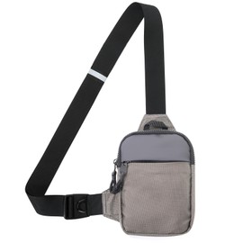 Mini Sling Bag - Waterproof Crossbody Phone Chest Bag for Men & Women - Casual Travel Hiking