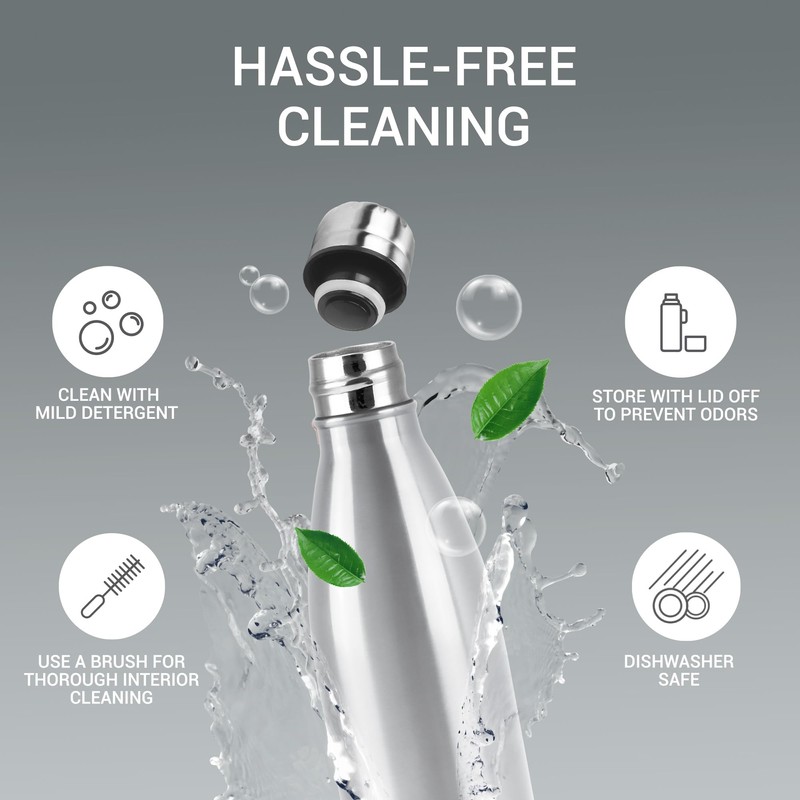 Milton Insulated Water Bottle 1 Liter, Stainless Steel Double Walled